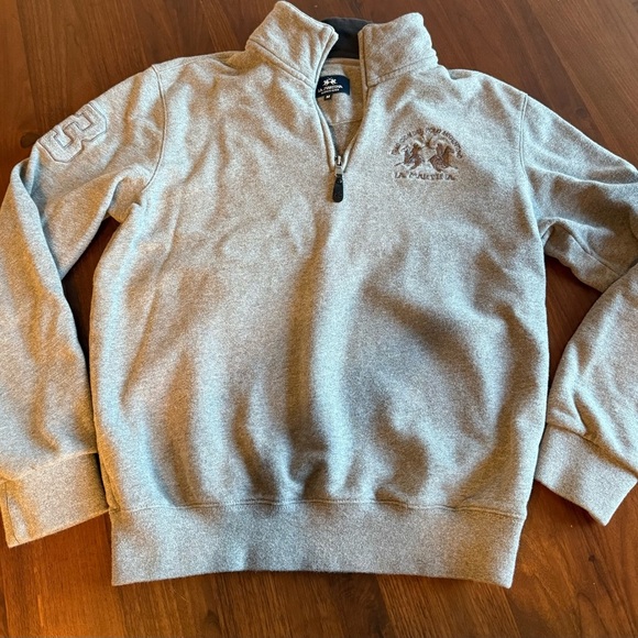 La Martina Other - La martina - Gray Quarter-Zip Men's Sweater - medium